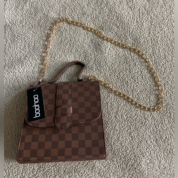 🔸 Boohoo 🔸 brown structured bag - Picture 3 of 10